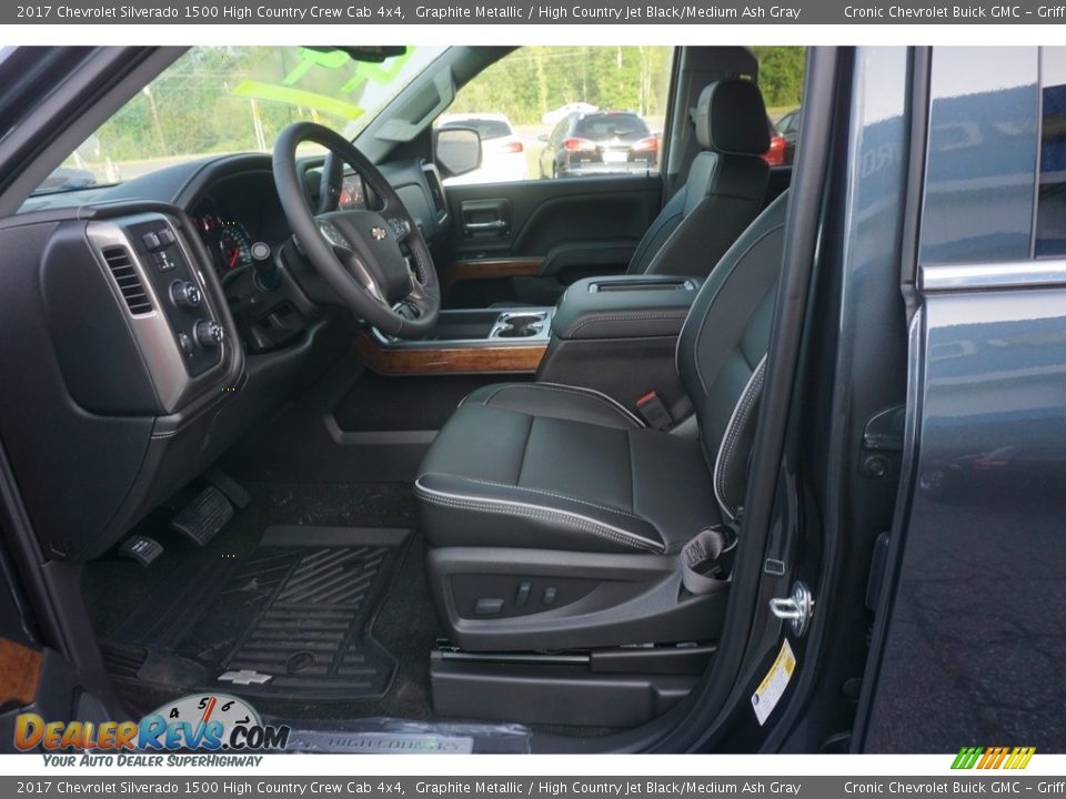2017 Chevrolet Silverado 1500 High Country Crew Cab 4x4 Graphite Metallic / High Country Jet Black/Medium Ash Gray Photo #9