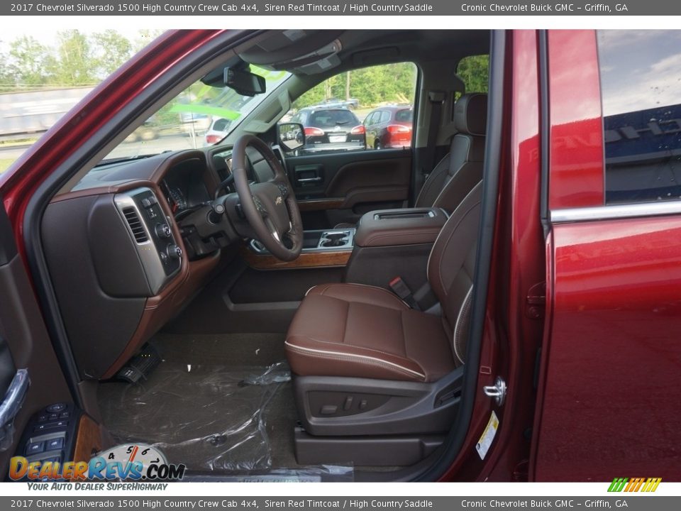 2017 Chevrolet Silverado 1500 High Country Crew Cab 4x4 Siren Red Tintcoat / High Country Saddle Photo #11