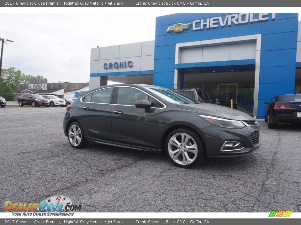 2017 Chevrolet Cruze Premier Nightfall Gray Metallic / Jet Black Photo #1