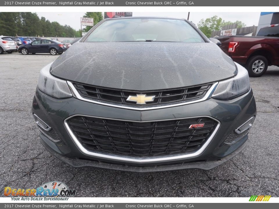 2017 Chevrolet Cruze Premier Nightfall Gray Metallic / Jet Black Photo #2