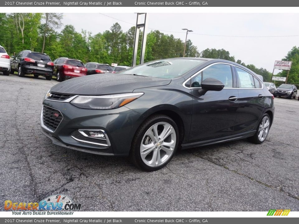 2017 Chevrolet Cruze Premier Nightfall Gray Metallic / Jet Black Photo #3