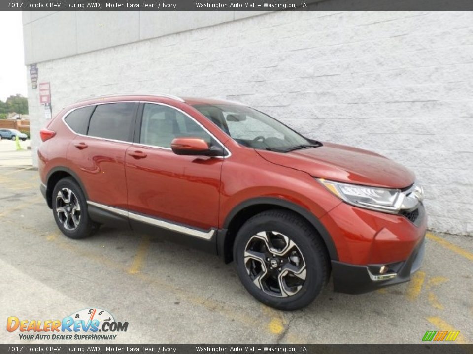 Front 3/4 View of 2017 Honda CR-V Touring AWD Photo #1
