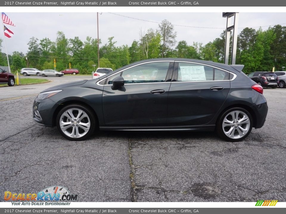 2017 Chevrolet Cruze Premier Nightfall Gray Metallic / Jet Black Photo #4