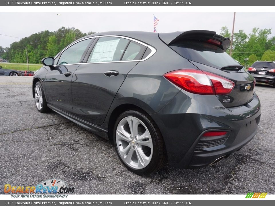 2017 Chevrolet Cruze Premier Nightfall Gray Metallic / Jet Black Photo #5