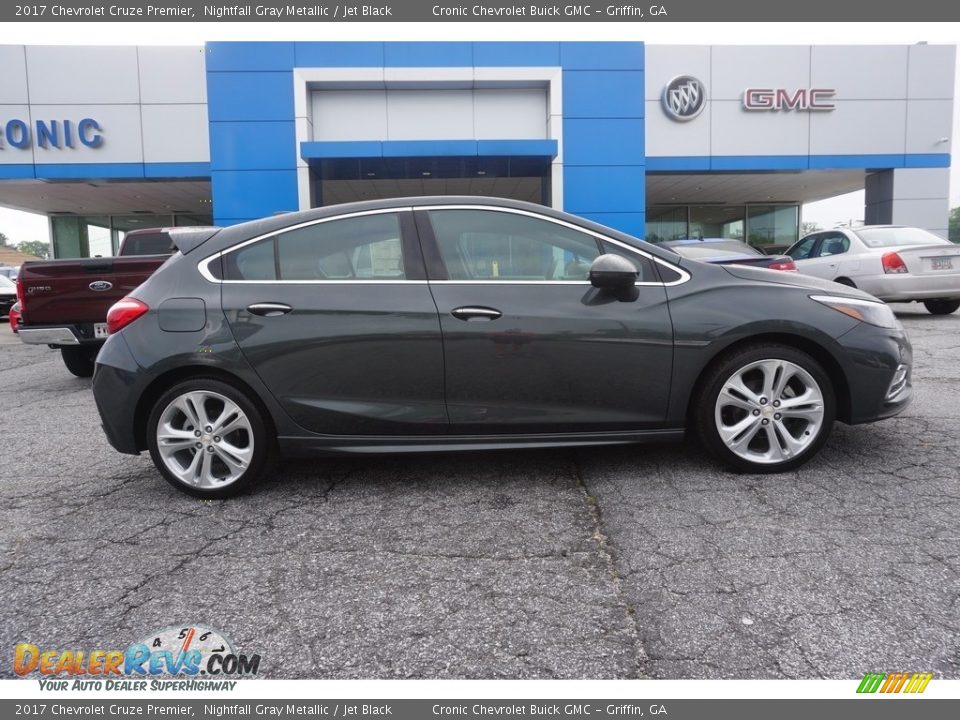2017 Chevrolet Cruze Premier Nightfall Gray Metallic / Jet Black Photo #8