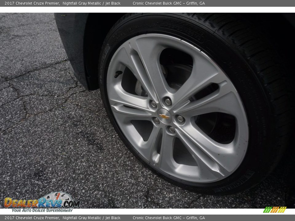 2017 Chevrolet Cruze Premier Nightfall Gray Metallic / Jet Black Photo #12