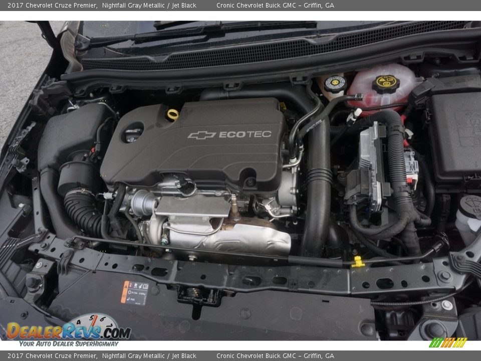 2017 Chevrolet Cruze Premier Nightfall Gray Metallic / Jet Black Photo #13