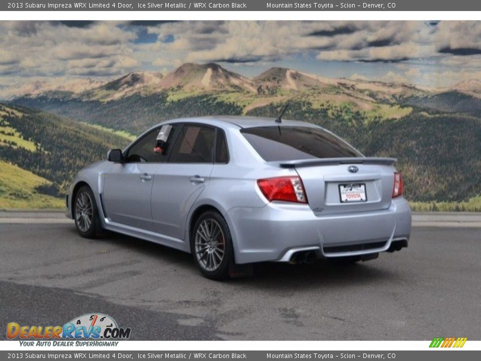 2013 Subaru Impreza WRX Limited 4 Door Ice Silver Metallic / WRX Carbon Black Photo #8