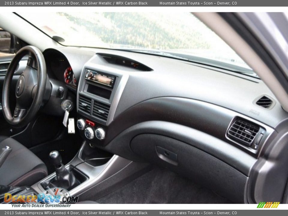 2013 Subaru Impreza WRX Limited 4 Door Ice Silver Metallic / WRX Carbon Black Photo #17