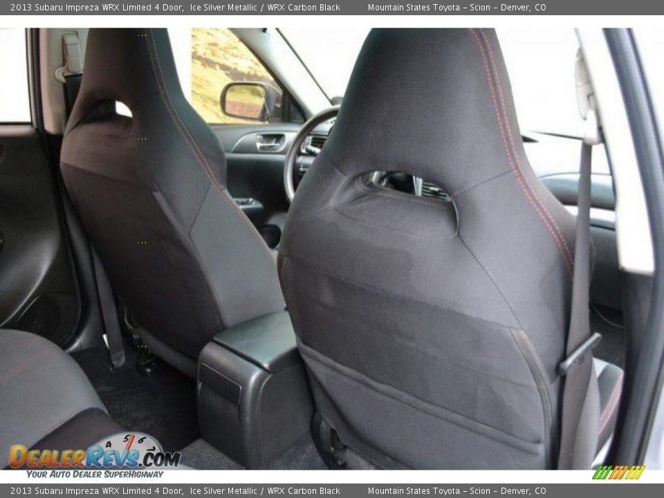 2013 Subaru Impreza WRX Limited 4 Door Ice Silver Metallic / WRX Carbon Black Photo #21