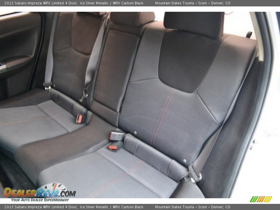 2013 Subaru Impreza WRX Limited 4 Door Ice Silver Metallic / WRX Carbon Black Photo #22