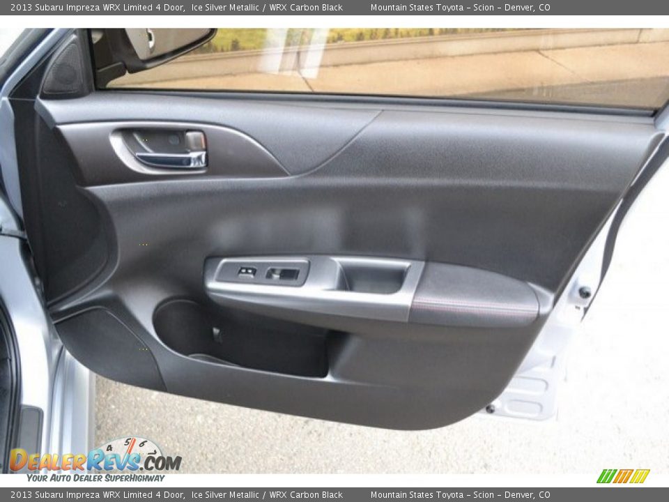 2013 Subaru Impreza WRX Limited 4 Door Ice Silver Metallic / WRX Carbon Black Photo #26