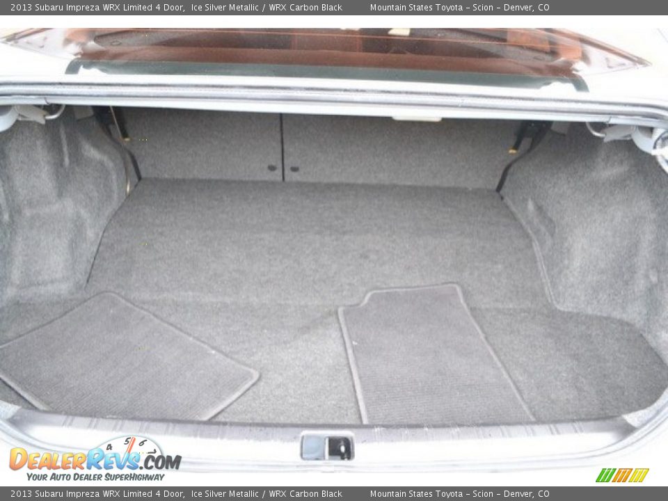 2013 Subaru Impreza WRX Limited 4 Door Ice Silver Metallic / WRX Carbon Black Photo #27