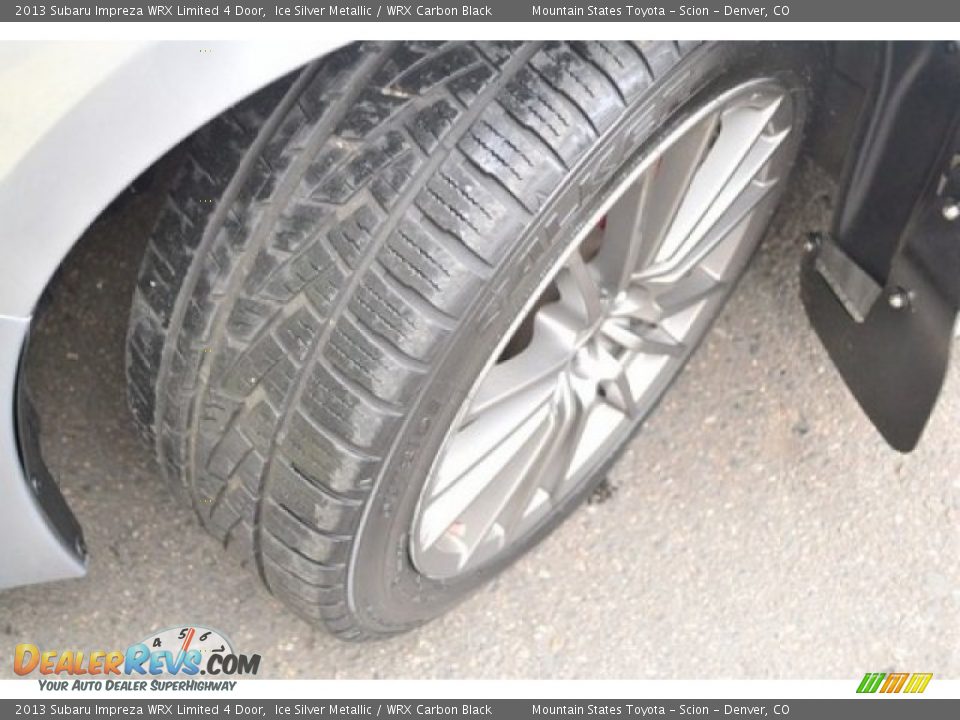 2013 Subaru Impreza WRX Limited 4 Door Ice Silver Metallic / WRX Carbon Black Photo #29