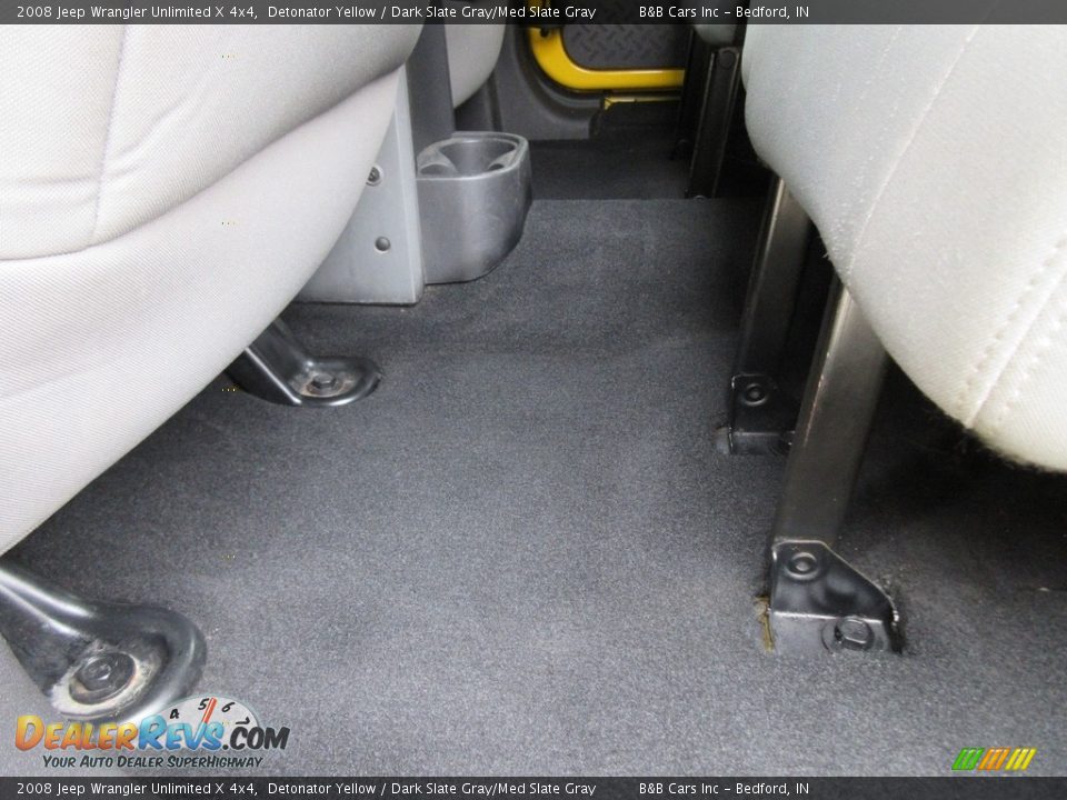 2008 Jeep Wrangler Unlimited X 4x4 Detonator Yellow / Dark Slate Gray/Med Slate Gray Photo #19