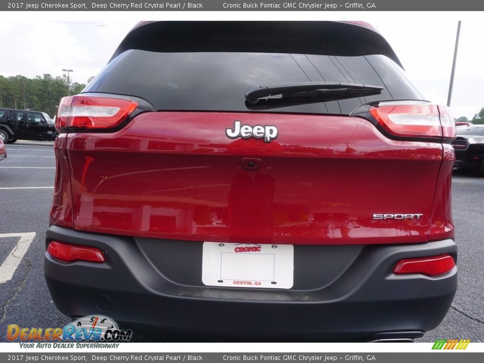 2017 Jeep Cherokee Sport Deep Cherry Red Crystal Pearl / Black Photo #6