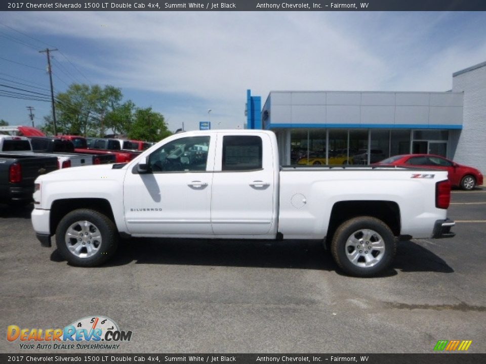 2017 Chevrolet Silverado 1500 LT Double Cab 4x4 Summit White / Jet Black Photo #2