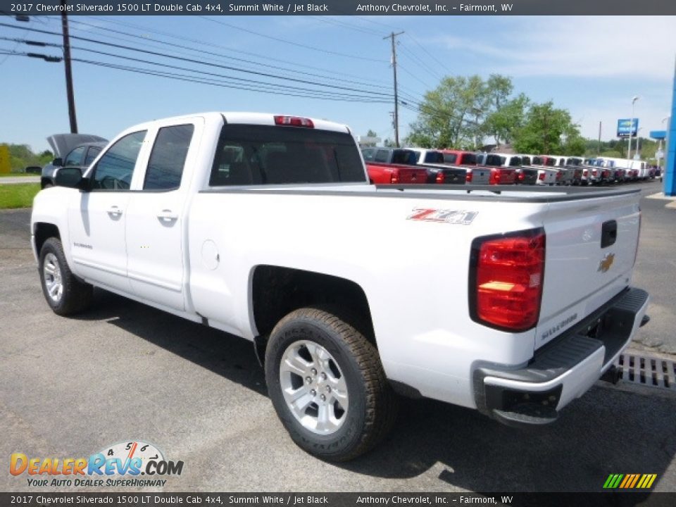 2017 Chevrolet Silverado 1500 LT Double Cab 4x4 Summit White / Jet Black Photo #3