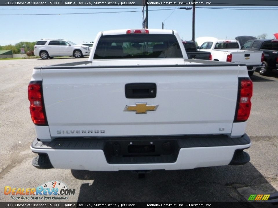 2017 Chevrolet Silverado 1500 LT Double Cab 4x4 Summit White / Jet Black Photo #4