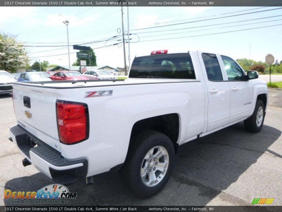 2017 Chevrolet Silverado 1500 LT Double Cab 4x4 Summit White / Jet Black Photo #5