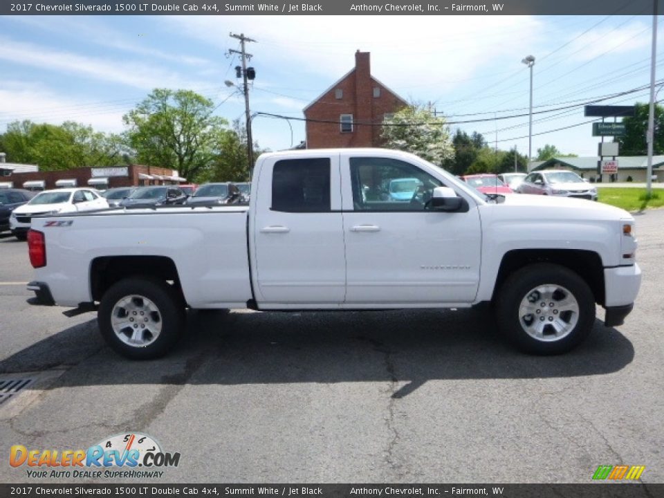 2017 Chevrolet Silverado 1500 LT Double Cab 4x4 Summit White / Jet Black Photo #6