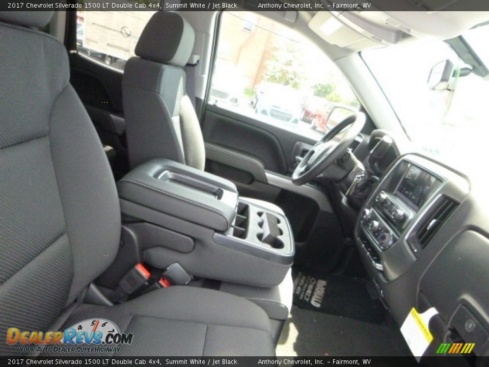 2017 Chevrolet Silverado 1500 LT Double Cab 4x4 Summit White / Jet Black Photo #8