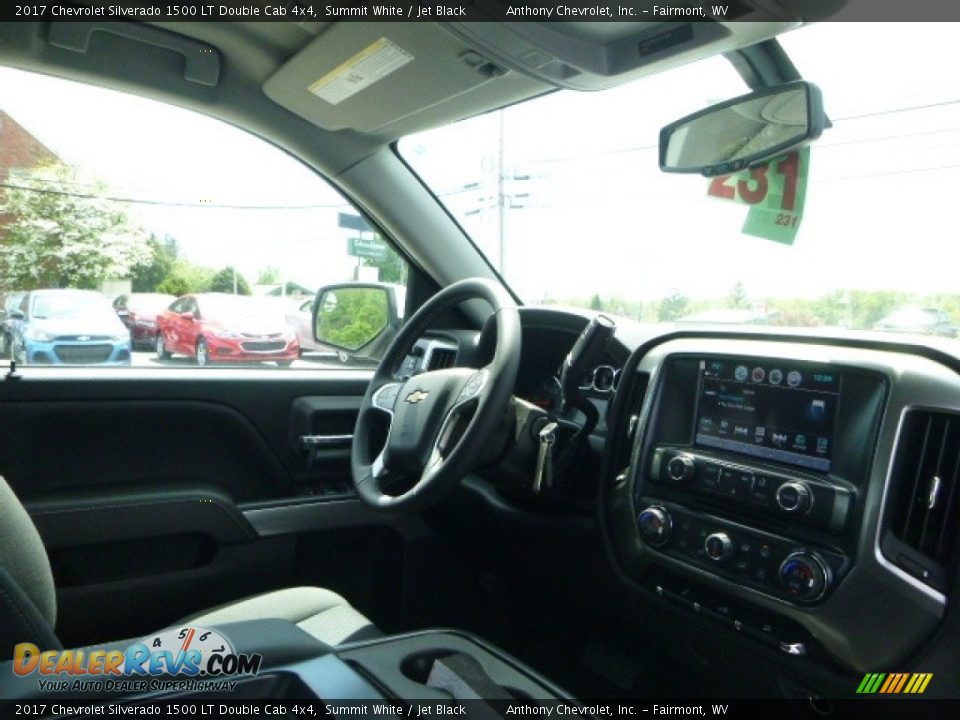 2017 Chevrolet Silverado 1500 LT Double Cab 4x4 Summit White / Jet Black Photo #9