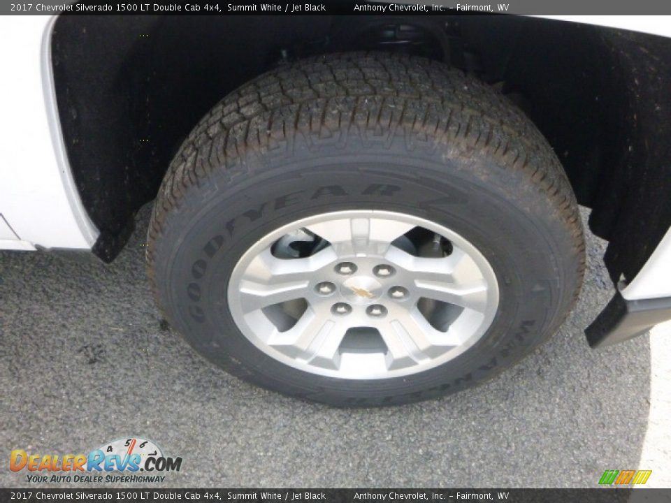 2017 Chevrolet Silverado 1500 LT Double Cab 4x4 Summit White / Jet Black Photo #11