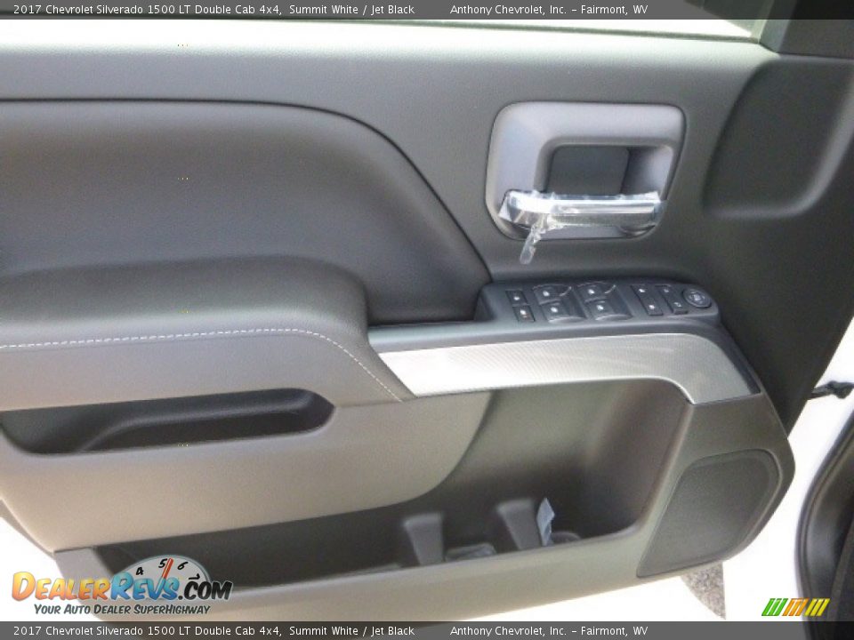 2017 Chevrolet Silverado 1500 LT Double Cab 4x4 Summit White / Jet Black Photo #14