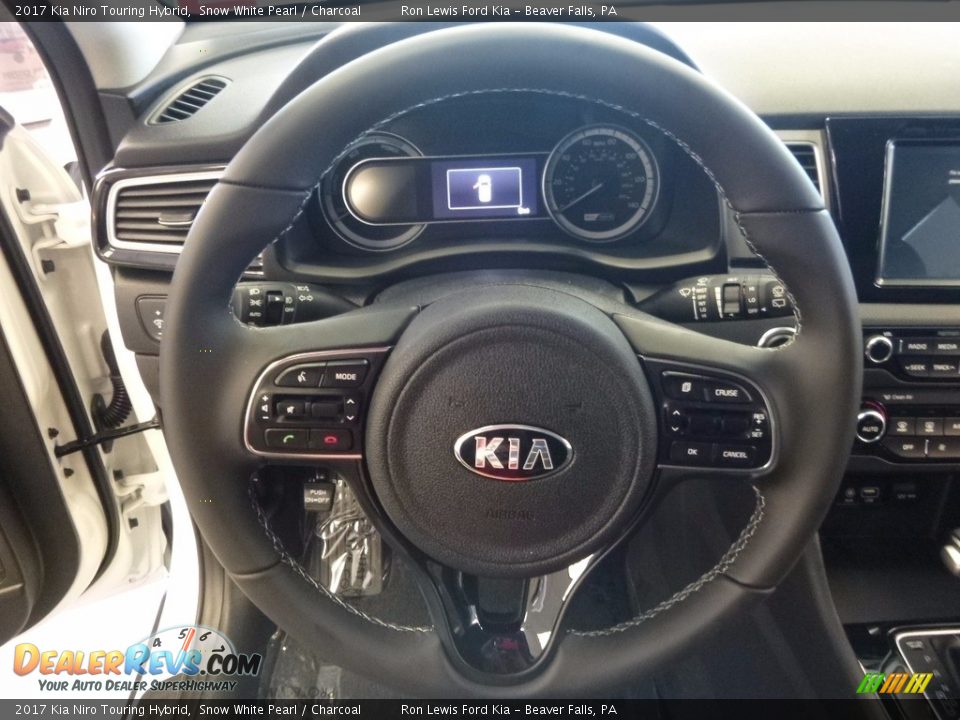2017 Kia Niro Touring Hybrid Steering Wheel Photo #16