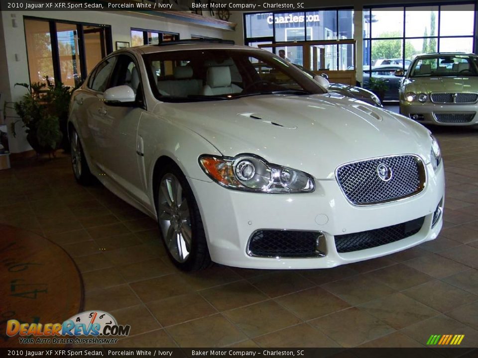 2010 Jaguar XF XFR Sport Sedan Porcelain White / Ivory Photo #1