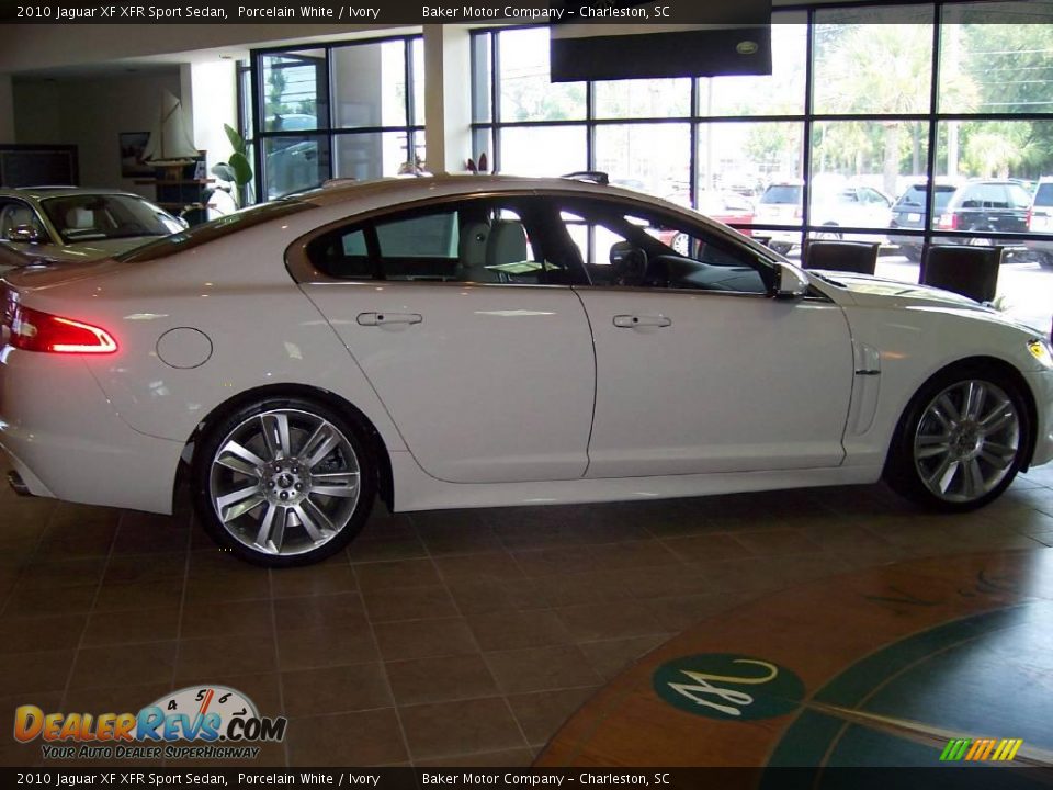 2010 Jaguar XF XFR Sport Sedan Porcelain White / Ivory Photo #2