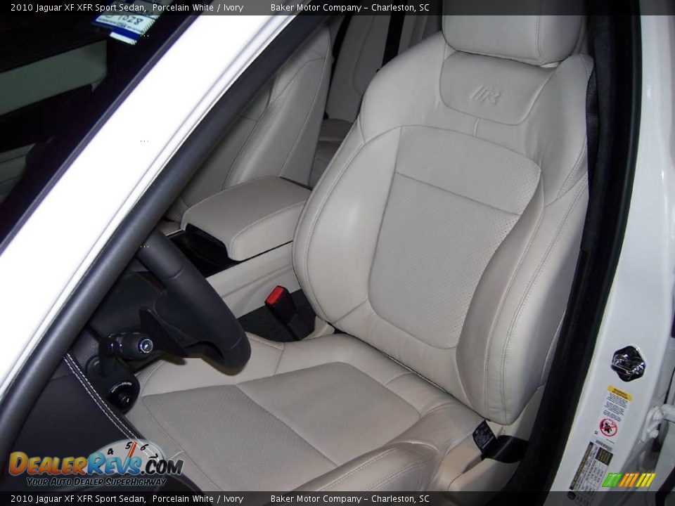 2010 Jaguar XF XFR Sport Sedan Porcelain White / Ivory Photo #5