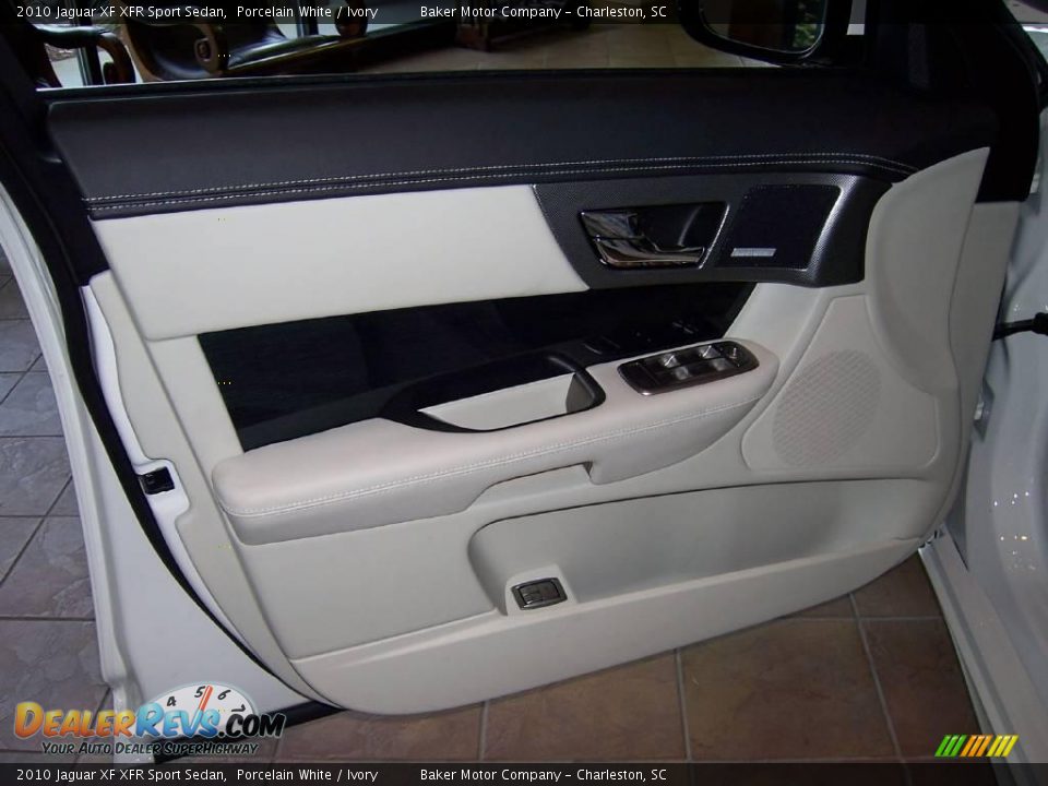 2010 Jaguar XF XFR Sport Sedan Porcelain White / Ivory Photo #6
