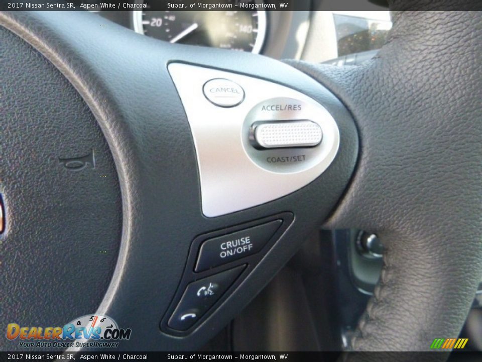 2017 Nissan Sentra SR Aspen White / Charcoal Photo #19