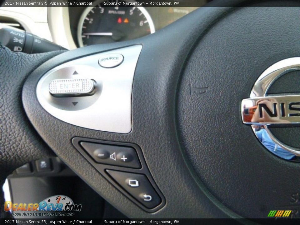 2017 Nissan Sentra SR Aspen White / Charcoal Photo #20