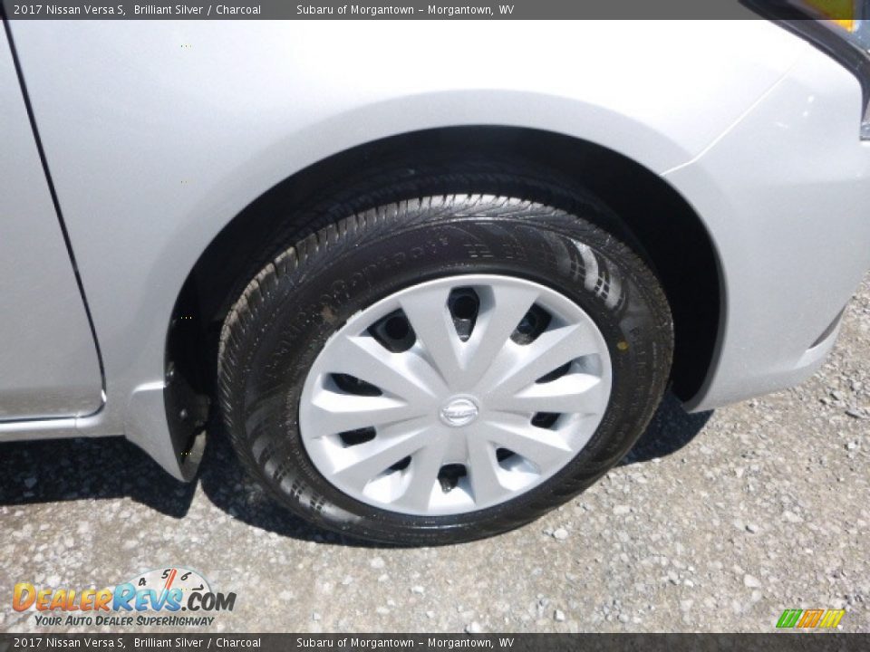 2017 Nissan Versa S Brilliant Silver / Charcoal Photo #2