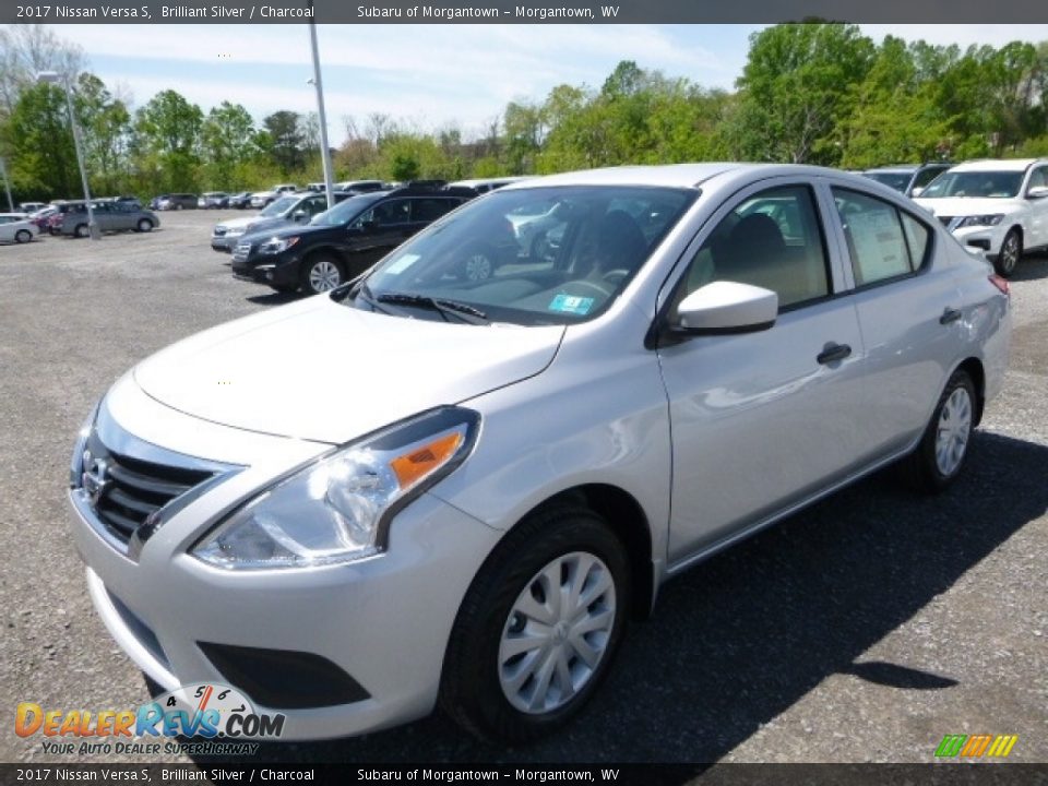 2017 Nissan Versa S Brilliant Silver / Charcoal Photo #11