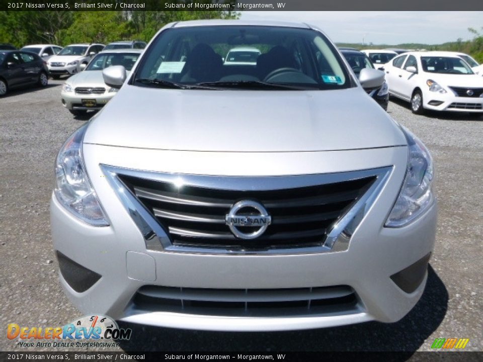 2017 Nissan Versa S Brilliant Silver / Charcoal Photo #12