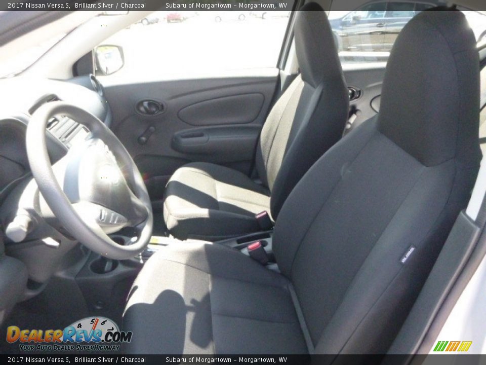 2017 Nissan Versa S Brilliant Silver / Charcoal Photo #13