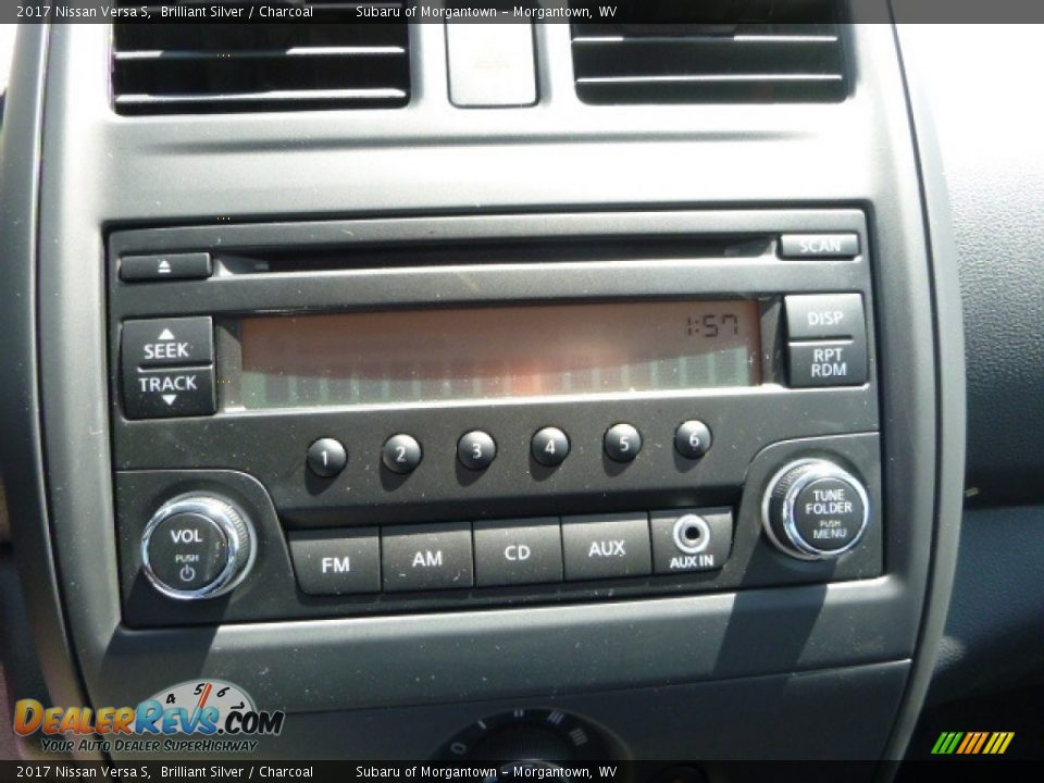 2017 Nissan Versa S Brilliant Silver / Charcoal Photo #18