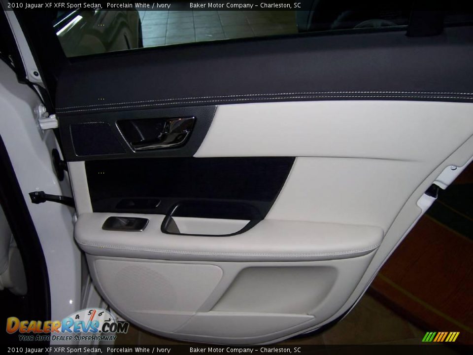 2010 Jaguar XF XFR Sport Sedan Porcelain White / Ivory Photo #12