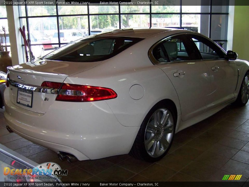2010 Jaguar XF XFR Sport Sedan Porcelain White / Ivory Photo #13