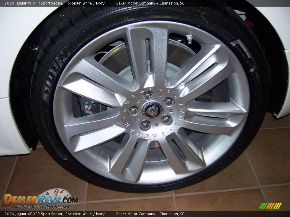 2010 Jaguar XF XFR Sport Sedan Porcelain White / Ivory Photo #15