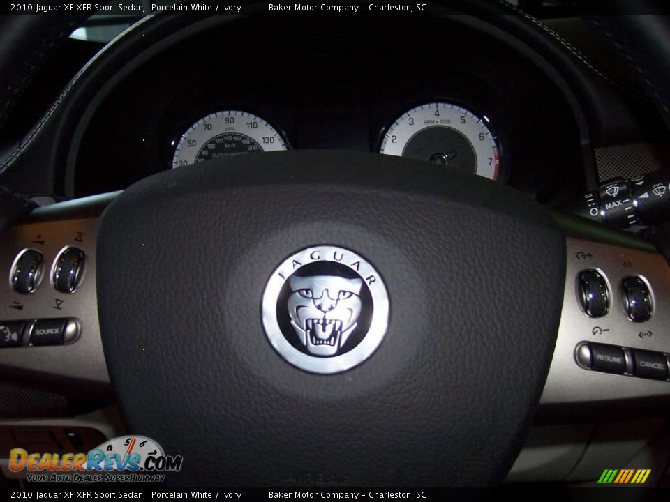 2010 Jaguar XF XFR Sport Sedan Porcelain White / Ivory Photo #19