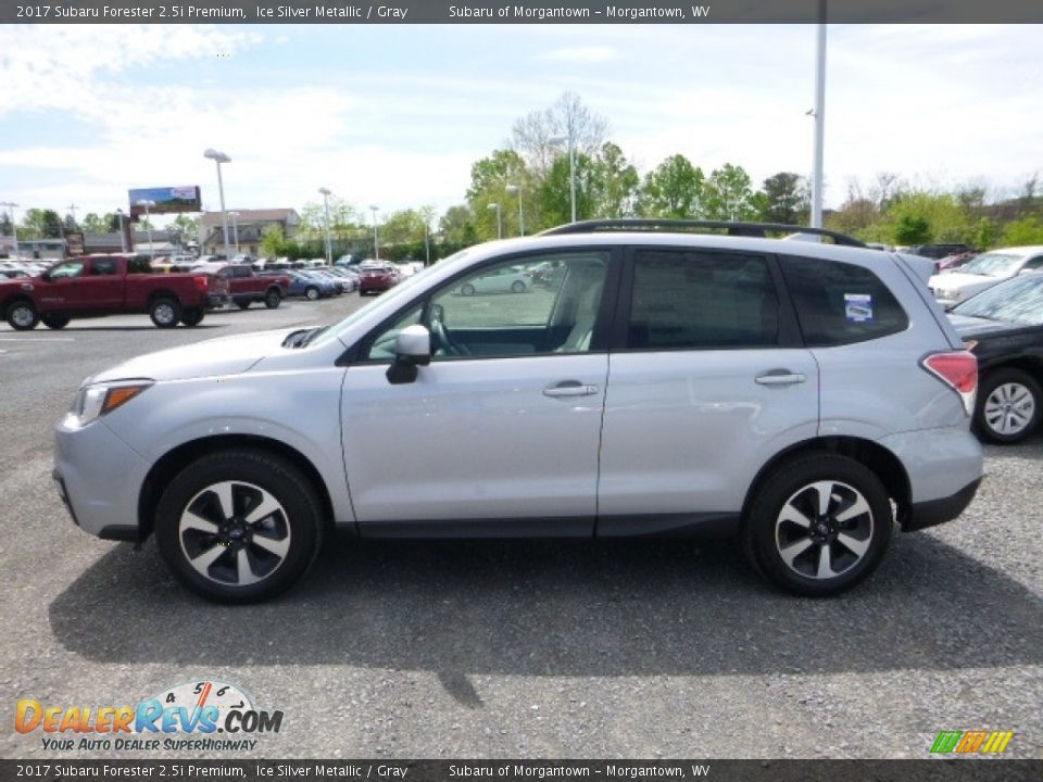 2017 Subaru Forester 2.5i Premium Ice Silver Metallic / Gray Photo #10