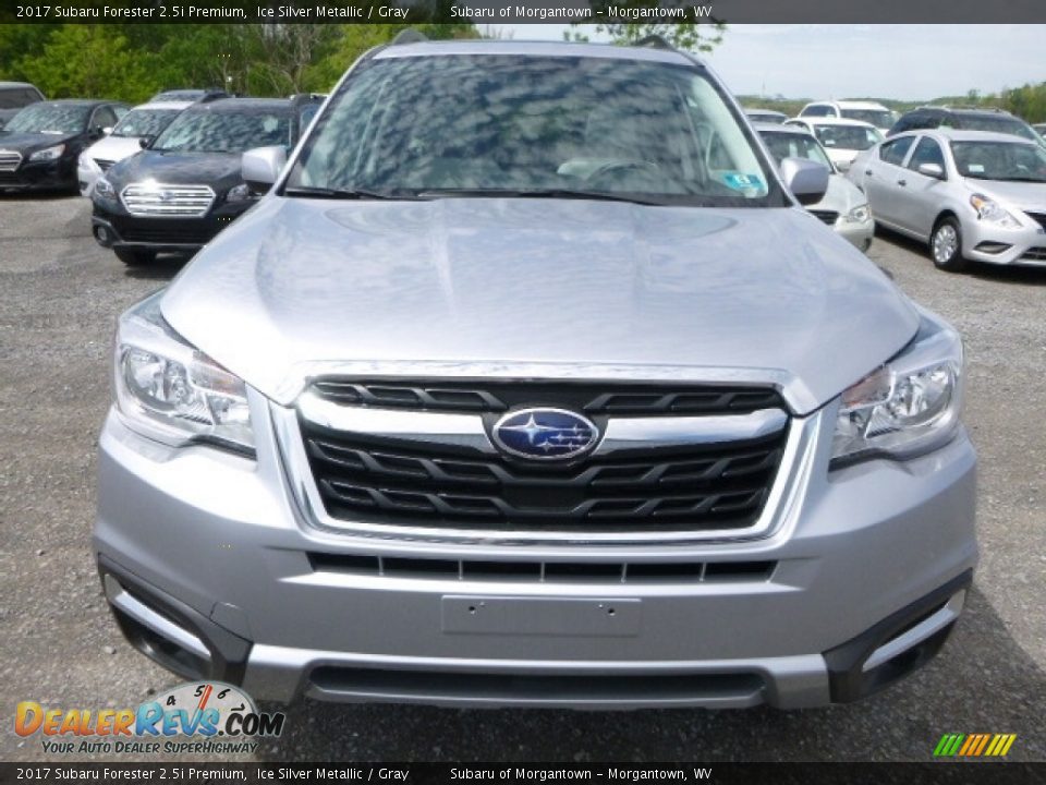 2017 Subaru Forester 2.5i Premium Ice Silver Metallic / Gray Photo #12