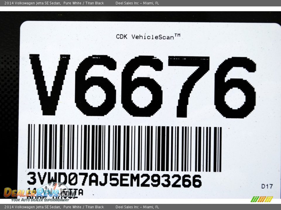 2014 Volkswagen Jetta SE Sedan Pure White / Titan Black Photo #20