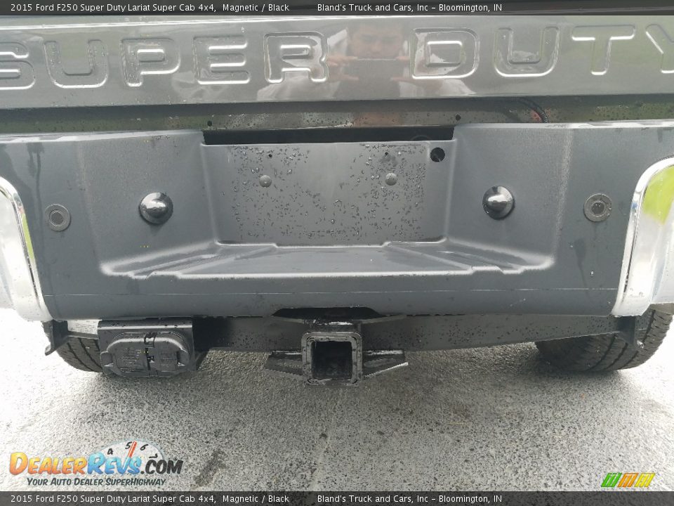 2015 Ford F250 Super Duty Lariat Super Cab 4x4 Magnetic / Black Photo #6