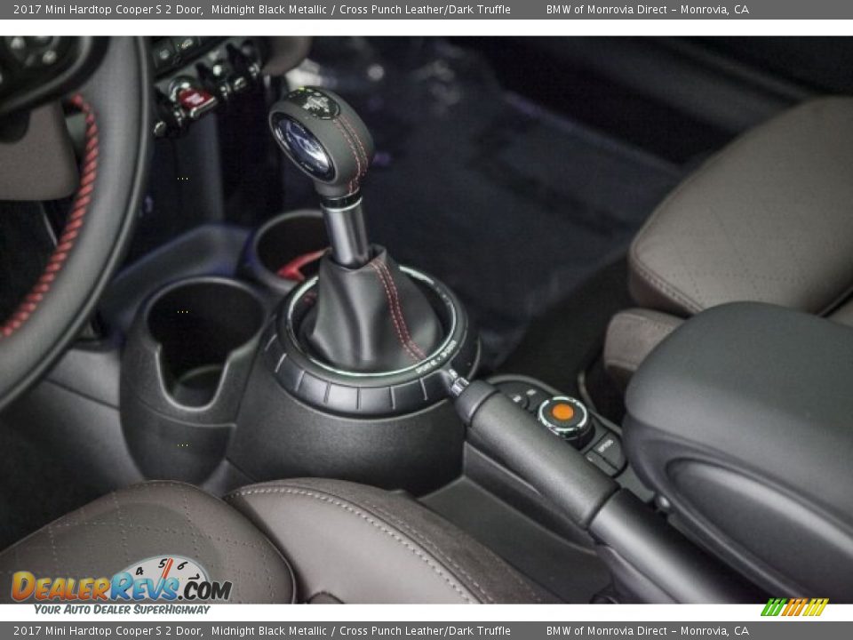 2017 Mini Hardtop Cooper S 2 Door Midnight Black Metallic / Cross Punch Leather/Dark Truffle Photo #7